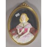 Vintage Wedgwood portrait wall plaque