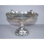 Late Victorian sterling silver comport