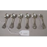 Set six James Linton Australian silver teaspoons