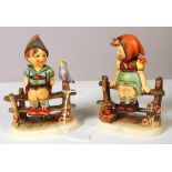 Pair Goebel ceramic figures