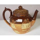 Royal Doulton 'harvest ware" stoneware teapot