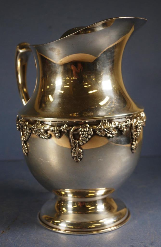 Crusader silver plated water jug - Image 2 of 2