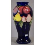 Moorcroft "Wisteria on blue ground" Vase