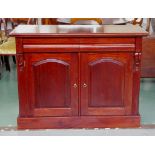 Antique style mahogany sideboard