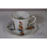 Victorian Grimwades children's cup & saucer