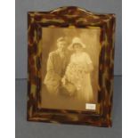 Vintage tortoiseshell table photo frame