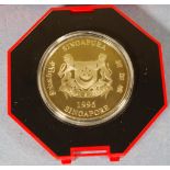 Singapore 1996 cupro-nickel proof-like $10 coin