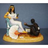 Royal Doulton "Cleopatra" figure group
