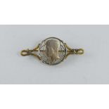 Antique 1914 coin brooch