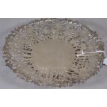 Vintage Chinese silver serving dish