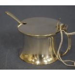 George V sterling silver mustard pot