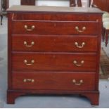 George III mahogany chest of drawers