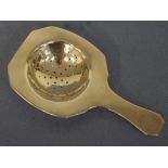 Chinese Tianjin silver tea strainer