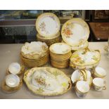 Extensive antique Doulton Burslem dinner set