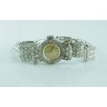 Ladies Omega gold & diamond wristwatch