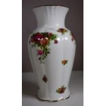 English Royal Albert 'Old Country Roses' vase