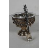 Sandri Italy silver sugar bowl