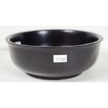 Chinese Zitan round bowl