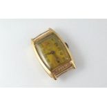 Vintage 9ct gold cased watch