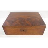 Georgian mahogany gentleman's box