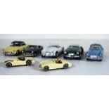 Seven assorted MG model cars