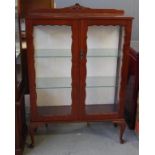 Queen Anne style china cabinet