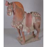 Antique Chinese Tang terracotta horse figure