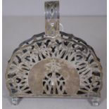 Vintage Chinese Linsky silver napkin holder