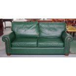 Moran leather two seater sofa