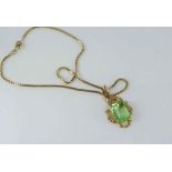 Vintage 9ct gold pendant