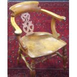 Mid Victorian Captains chair