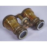 Pair of antique French opera glasses