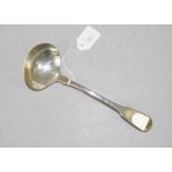 George III sterling silver sauce ladle