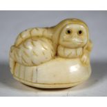 Antique Japanese ivory netsuke