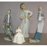 Two various German ceramic figures