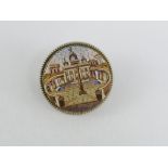 Vintage micro-mosaic Italian brooch