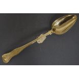 George IV sterling silver basting spoon