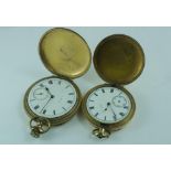 Two Elgin full hunter pocket watches