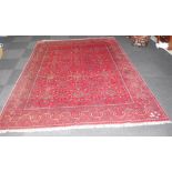 Hand knotted Oriental woollen rug