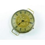 Gold ladies fob watch converted to wristwatch
