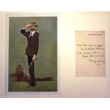 Henry Lawson (1867-1922) framed signed letterhead