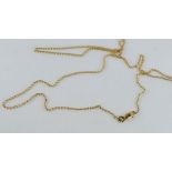 A fine 9ct yellow gold chain