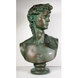 Large Decorative head of David Bust