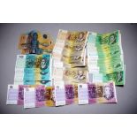 Quantity of Australian paper bank notes