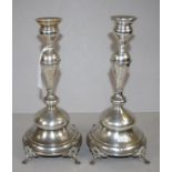Pair vintage Austrian silver candlesticks