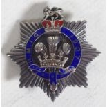 1927 Prince of Wales RMIG silver insignia badge