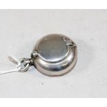 Edwardian sterling silver sovereign case