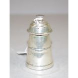 Victorian sterling silver pepper grinder