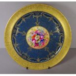 Royal Worcester hand painted plate