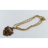 Italian 9ct yellow gold chain